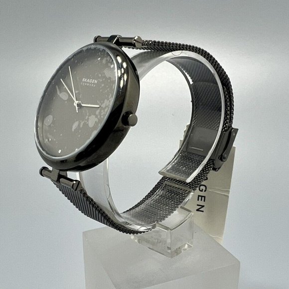 Skagen Women\'s Tanja Three-Hand Gunmetal Steel Mesh Watch (Model: SKW2829) main image 2